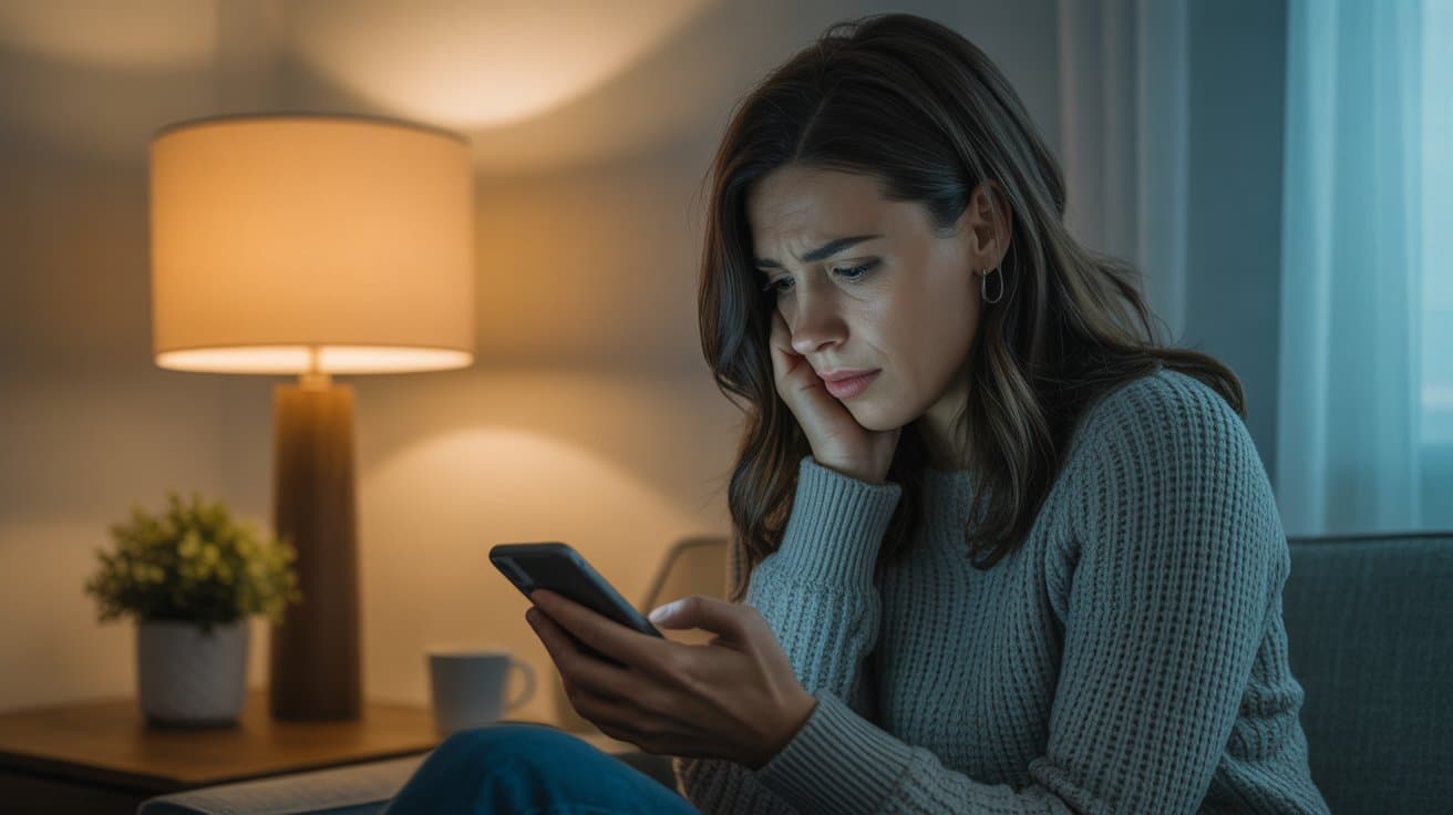 Mujer en retrato cinematográfico, asociado a la introspección y los patrones inconscientes que SAAMA® aborda en el origen.